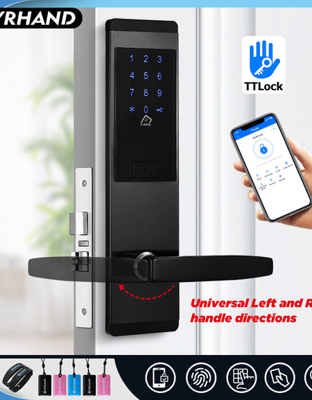 YRHAND 2020 TTlock App Security Electronic Door Lock,Smart Touch Screen Lock,Digital Code Keypad For Home Hotel Apartment