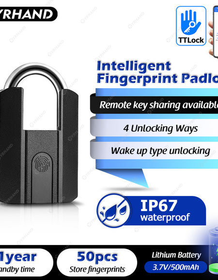 916 —— TTLock with Smart Padlock IP67