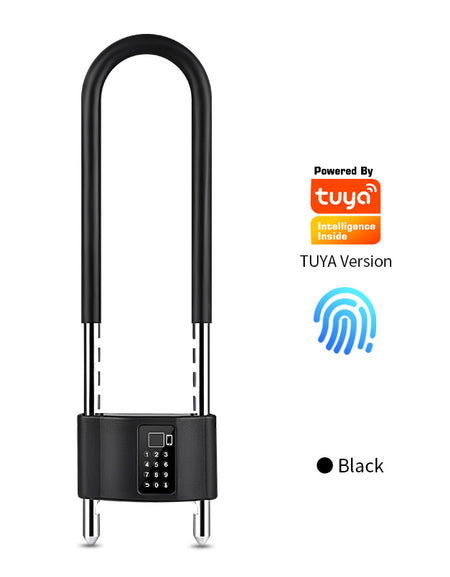 Tuya Smart glass Waterproof U-shaped door lock