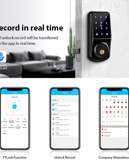 A220 —— Deadbolt Door Locks TTlock Digital lock