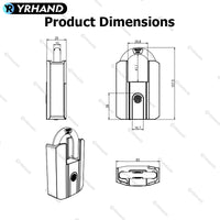 916 —— TTLock with Smart Padlock IP67