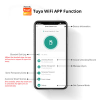 Tuya Camera 3D Face Recognition Smart Door Lock H20