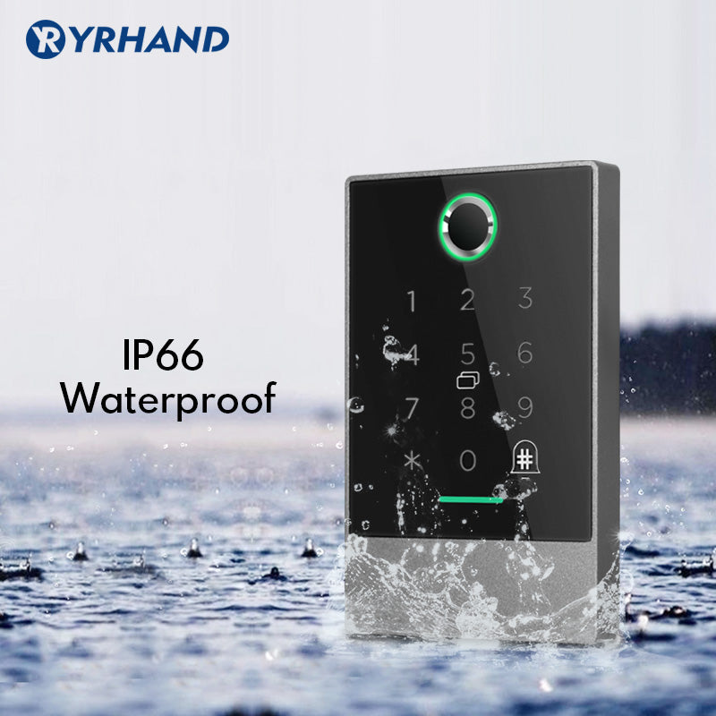 YRHAND AC02 TTLOCK P66 WiFi App Access Control Reader, electronic furniture digital Keypad door lock card reader bluetooth smart lock