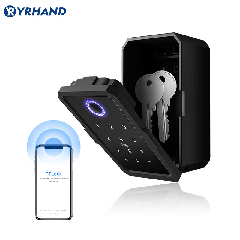 YRHAND K3 TTLOCK Wifi Security Boxes password Smart Fingerprint Digital Cerradura Inteligente Tuya Electronic Portable Lock Boxes