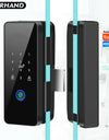 YRHAND 008 Tuya APP Smart Biometric Electronic Glass Door Fingerprint Lock Bluetooth Lock 13.56Mhz RFID Control Keyless Unlock For office