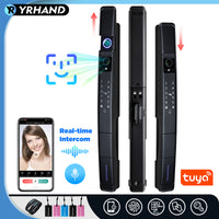YRHAND A216 3D Face recognition lock Tuya wifi fechadura eletronico digital Waterpoof Visual intercom keyless unlock Sliding Smart Door Lock