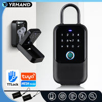 YRHAND K5 TTlock Smartkey Lock Box Wireless Electronic Key Safe with Digital Code App Controlled Bluetooth Smartlock for Home Key Padlock
