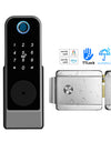 YRHAND GT01-2 Fingerprint Lock Waterproof Tuya Wifi Remote Control Bluetooth TTLock App Mechanical Electronic Smart Door Lock For home