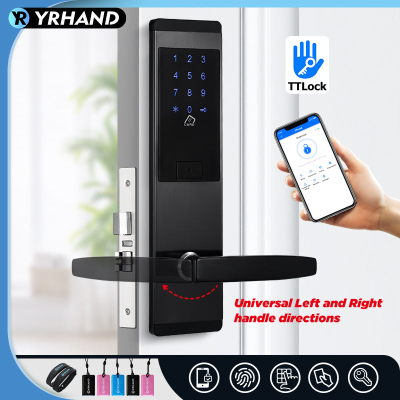 YRHAND 2020 TTlock App Security Electronic Door Lock,Smart Touch Screen Lock,Digital Code Keypad For Home Hotel Apartment