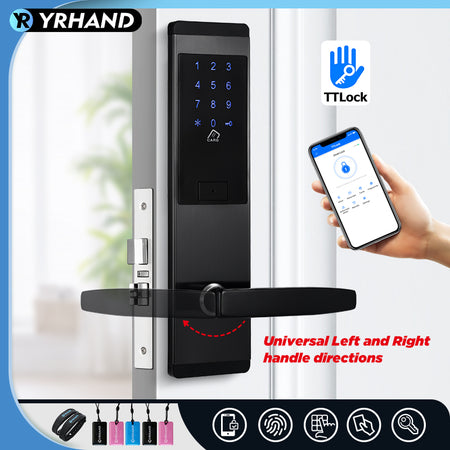 YRHAND 2020 TTlock App Security Electronic Door Lock,Smart Touch Screen Lock,Digital Code Keypad For Home Hotel Apartment