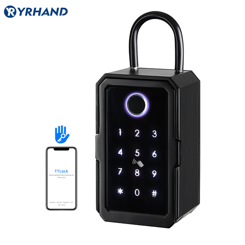 YRHAND K3 TTLOCK Wifi Security Boxes password Smart Fingerprint Digital Cerradura Inteligente Tuya Electronic Portable Lock Boxes