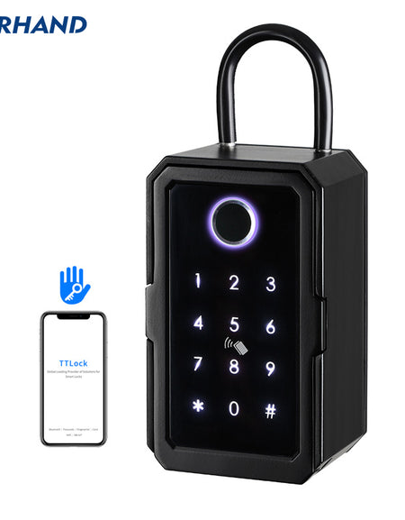 YRHAND K3 TTLOCK Wifi Security Boxes password Smart Fingerprint Digital Cerradura Inteligente Tuya Electronic Portable Lock Boxes