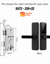 YRHAND H01PRO fechadura eletronica Tuya Wifi Digital Electronic Smart Door Lock With Biometric Camera Fingerprint IP66 Smart Lock