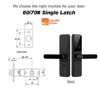 YRHAND H01PRO fechadura eletronica Tuya Wifi Digital Electronic Smart Door Lock With Biometric Camera Fingerprint IP66 Smart Lock
