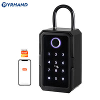 YRHAND K3 TTLOCK Wifi Security Boxes password Smart Fingerprint Digital Cerradura Inteligente Tuya Electronic Portable Lock Boxes