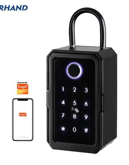 YRHAND K3 TTLOCK Wifi Security Boxes password Smart Fingerprint Digital Cerradura Inteligente Tuya Electronic Portable Lock Boxes