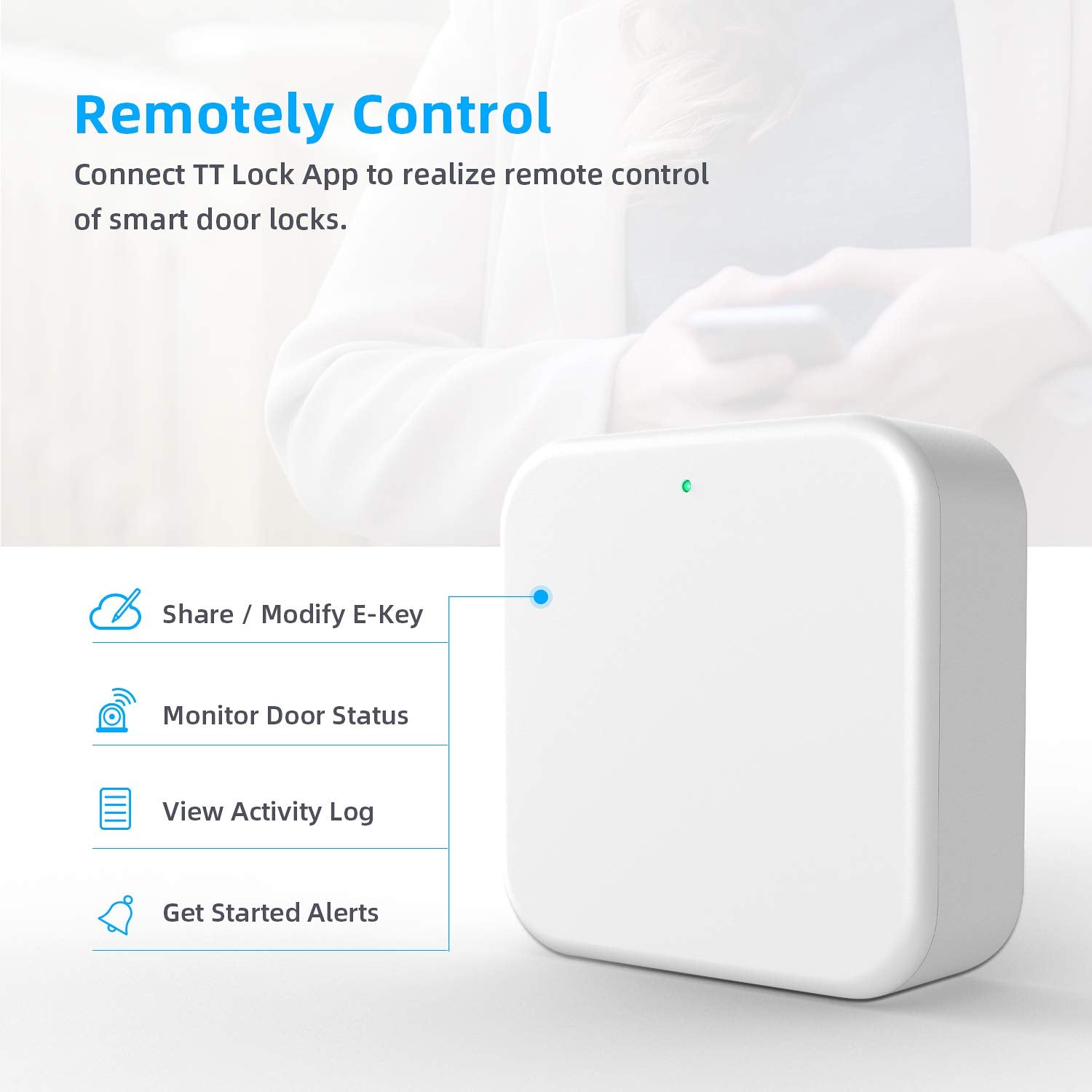 YRHAND G2 TT Lock App Bluetooth Smart Electronic Door Lock wifi Adapter Gateway