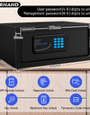 YRHAND 2042F-8A Cashbox Ttlock app Hotel Room Safe Box electronic digital lock Good quality hotel safe box work with GoogleHome and Aleax