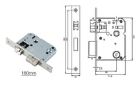 YRHAND 5050 stainless steel mortise with 180*22 guide sheet