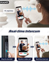 YRHAND A216 3D Face recognition lock Tuya wifi fechadura eletronico digital Waterpoof Visual intercom keyless unlock Sliding Smart Door Lock