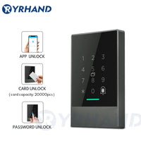 YRHAND AC02 TTLOCK P66 WiFi App Access Control Reader, electronic furniture digital Keypad door lock card reader bluetooth smart lock