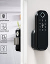 R5-Keyless Smart Door Lock TTLock App Electric Rim Lock Biometrics Fingerprint Door Lock with IC Card / Password Key Unlock