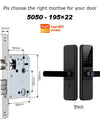 YRHAND H01 Tuya wifi App Unlock fechadura Biometric eletronica digital Waterpoof Fingerprint IC card Smart Door Lock for Home