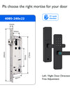 K11-Biometric Fingerprint Door Lock with 4585 Mortise,TTLock App Remote Control,IC Card/Password Code/Key Unock,Keyless Entry Electronic Smart Door Lock for Home Apartment