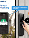 YRHAND H01 Tuya wifi App Unlock fechadura Biometric eletronica digital Waterpoof Fingerprint IC card Smart Door Lock for Home