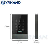 YRHAND AC02 TTLOCK P66 WiFi App Access Control Reader, electronic furniture digital Keypad door lock card reader bluetooth smart lock