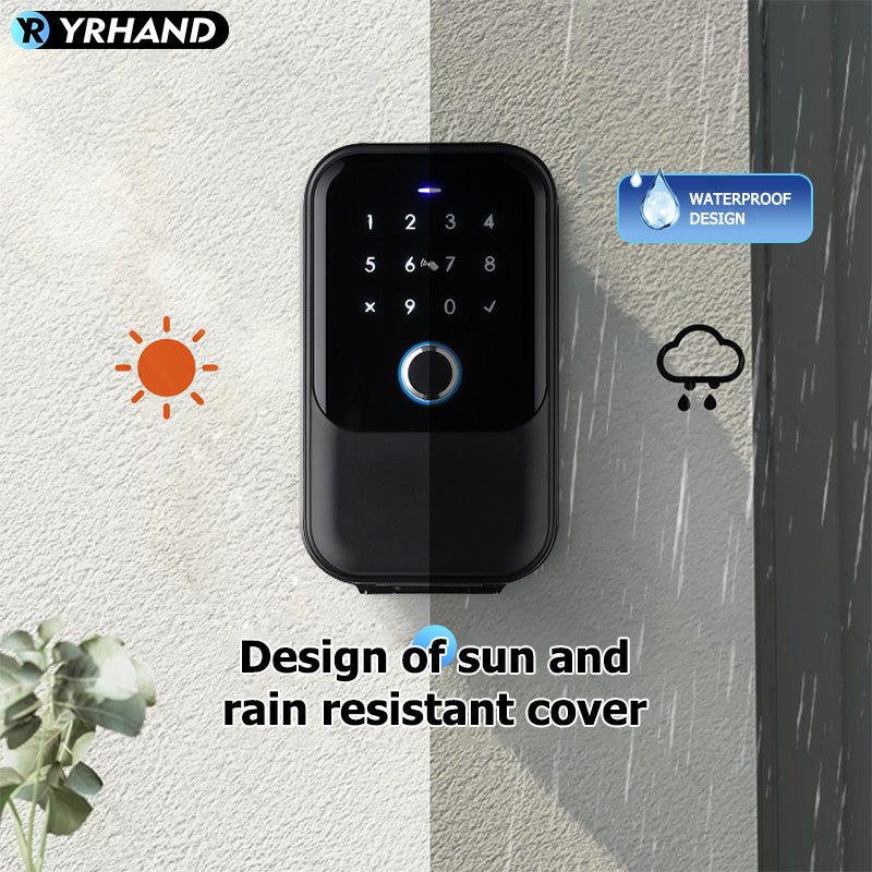 YRHAND K5 TTlock Smartkey Lock Box Wireless Electronic Key Safe with Digital Code App Controlled Bluetooth Smartlock for Home Key Padlock