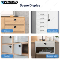 YRHAND 1667-5Z Fingerprint Drawer Lock Fingerprint Cabinet Lock for Valuable Private Storage Home or Office Drawers cabinets wardrobes