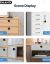 YRHAND 1667-5Z Fingerprint Drawer Lock Fingerprint Cabinet Lock for Valuable Private Storage Home or Office Drawers cabinets wardrobes