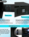 YRHAND 2042F-8A Cashbox Ttlock app Hotel Room Safe Box electronic digital lock Good quality hotel safe box work with GoogleHome and Aleax