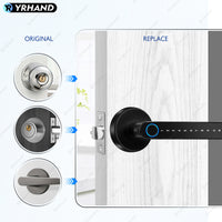 YRHAND X10 Tuya Bluetooth Smart Door Lock APP Remote Unlock 5 In 1 Fingerprint Password IC Card Unlock Digital Lock for Wooden Door