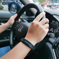 YRHAND 2pcs 13.56Mhz RFID IC Card Black Smart Wristbands Bracelets for rfid door locks