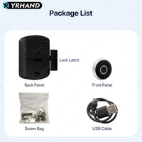 YRHAND 1667-5Z Fingerprint Drawer Lock Fingerprint Cabinet Lock for Valuable Private Storage Home or Office Drawers cabinets wardrobes