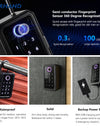 YRHAND K3 TTLOCK Wifi Security Boxes password Smart Fingerprint Digital Cerradura Inteligente Tuya Electronic Portable Lock Boxes