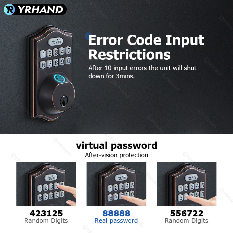 K6 —— Advanced Digital Waterproof Smart Lock