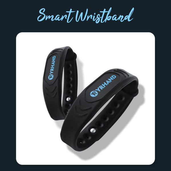 5pcs Black Smart Wristbands Bracelets for Smart Locks
