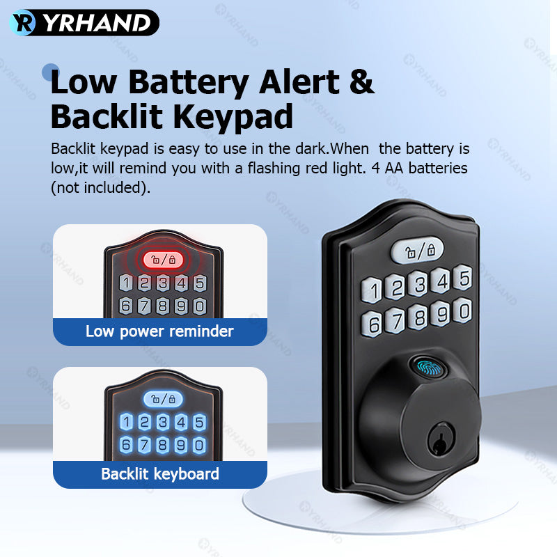 K6 —— Advanced Digital Waterproof Smart Lock – YRHAND