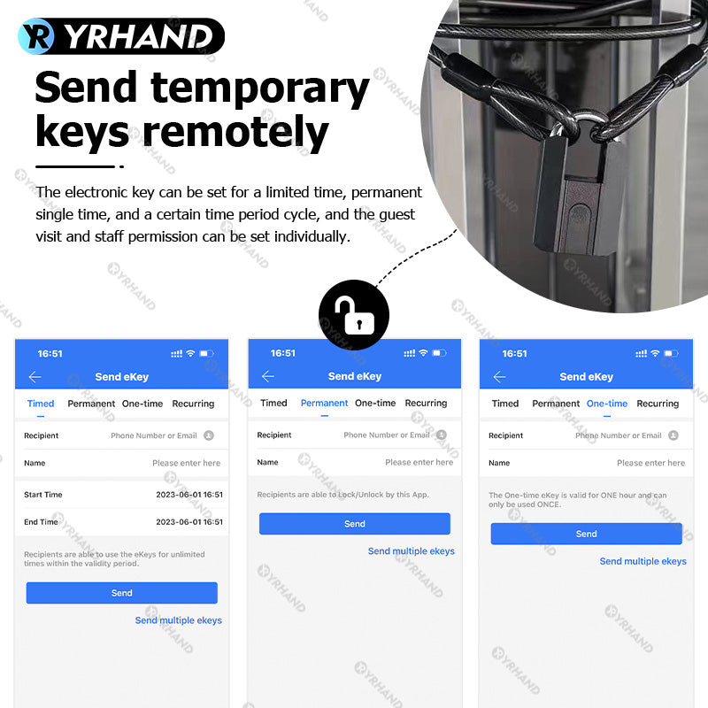 916 —— TTLock with Smart Padlock IP67