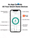 K5-YRHAND Smart Lock Box,Wireless Smart Key Lockbox with TUYA APP Control,Fingerprint, Manual Keys, Access Card,Passcodes Unlock, IPX5 ,Bluetooth Key Box for Home & Office & Garage