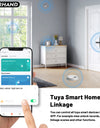 K9A-TUYA App Electronic Smart Door Lock with Handle, Smart Home Kits,Intelligent Keyless Entry Door Lock with Biometric Fingerprint/RFID Card/Password/Key Unlock