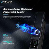YRHAND A216 3D Face recognition lock Tuya wifi fechadura eletronico digital Waterpoof Visual intercom keyless unlock Sliding Smart Door Lock