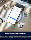 YRHAND A216 3D Face recognition lock Tuya wifi fechadura eletronico digital Waterpoof Visual intercom keyless unlock Sliding Smart Door Lock