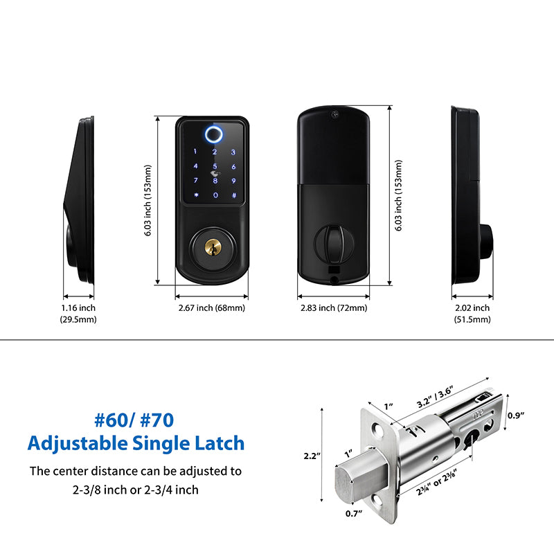 A220F —— Tuya APP Fingerprint Door lock
