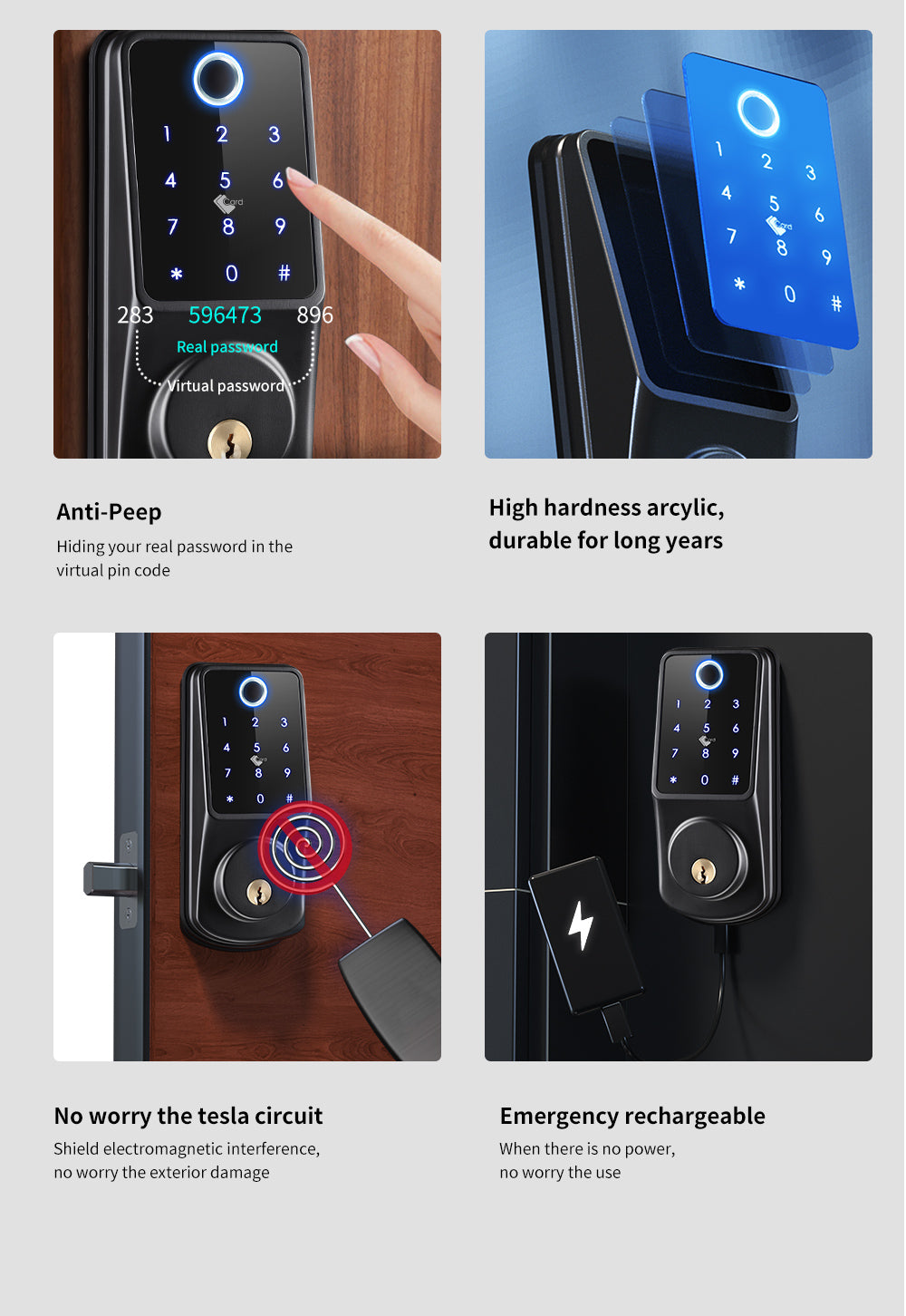 A220F —— Tuya APP Fingerprint Door lock