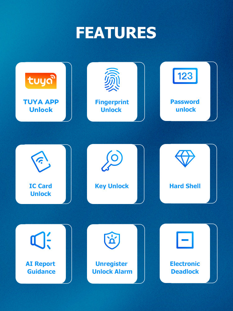 A233 —— Tuya Wifi Security door lock