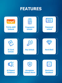 A233 —— Tuya Wifi Security door lock